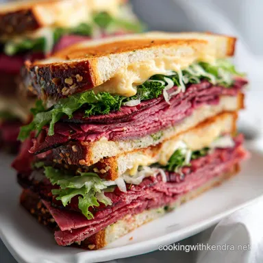 Pastrami Sandwich Recipe: New York Style Recipe Card