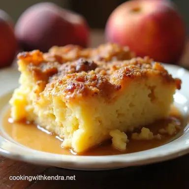 Peach Dump Cake Summers Easiest My GoTo Dessert Recipe Card
