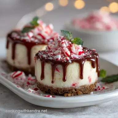 Peppermint Mini Cheesecakes Recipe Recipe Card