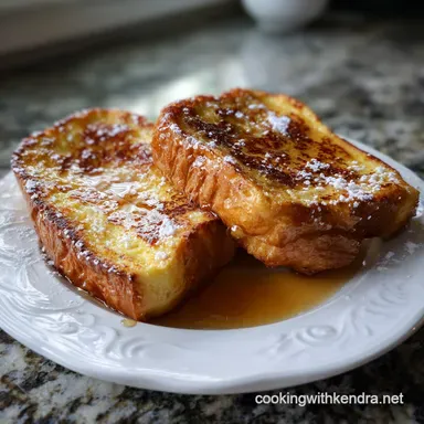 French Toast: The Custardy, Crispy Brioche Classic Recipe Card