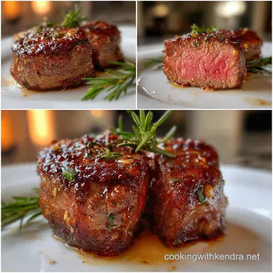 Grilled Filet Mignon Two Zone Cooking Best Way To Perfect Steak Recipe Card