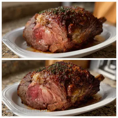 Slow Roast Prime Rib Two Stage Method Prime Rib Re: No Gray Band Recipe Card