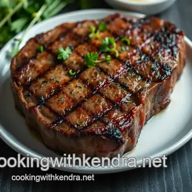 My Perfect Rib Eye: Grilled with Garlic Herb Butter for Delicious Flavor Recipe Card