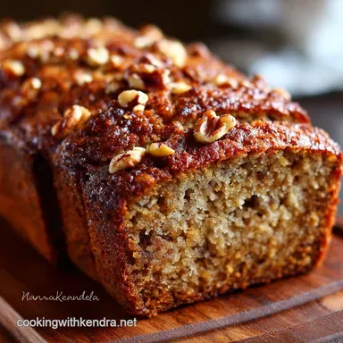 Vicars TeaTime Banana Nut Bread Secret to a Perfectly Moist Loaf Recipe Card