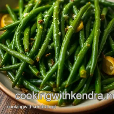 Perfect steam green beans: Crisp & Easy Lemon Zest Magic Recipe Card