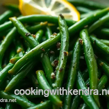 Perfectly Steamed Green Beans with a Touch of Lemon