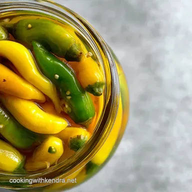 Pickled Banana Peppers in 20 Minutes | Easy Homemade Recipe Recipe Card