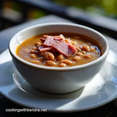 Traditional Pinto Bean Soup Recipe: Smoky Broth Recipe Card