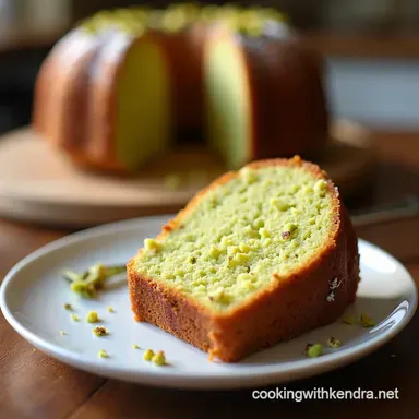 Pistachio Dream Pound Cake Easy Peasy Perfection Recipe Card