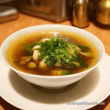 PneumoniaFighting Broth 8 Herbs for Lung Relief Recipe Card