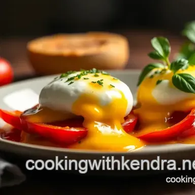Easy & Delicious Poached Eggs Benedict with Bell Peppers: My Family' s Favorite