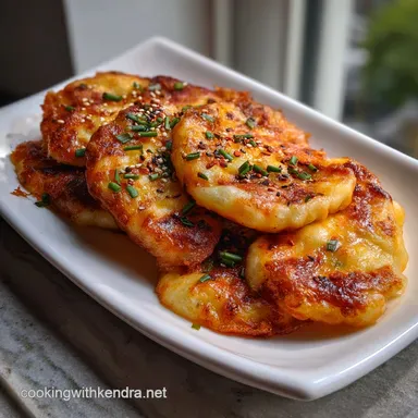 Korean Hotteok Potato Cheese Pancakes Recipe: Crispy Exterior Recipe Card