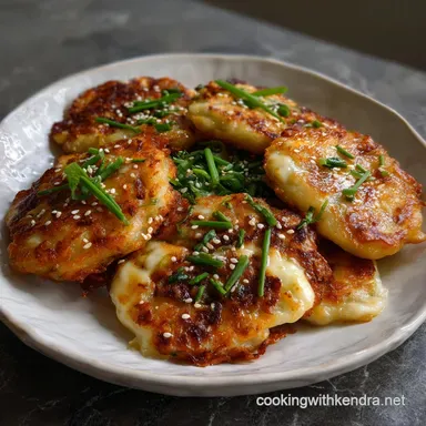 Korean Hotteok Potato Cheese Pancakes Recipe: Crispy Exterior