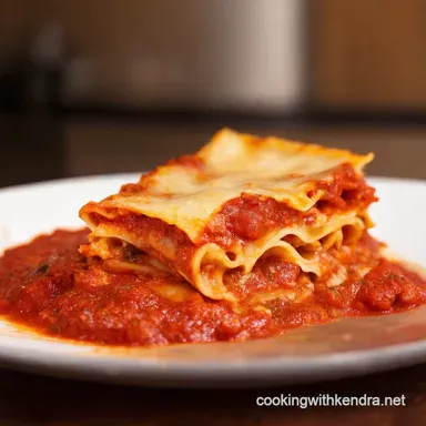 Lasagne Tomato Sauce Perfection My SlowCooked Secret Recipe Card