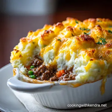 Shepherds Pie: The Best British Lamb Recipe with Creamy Cheddar Mash Recipe Card