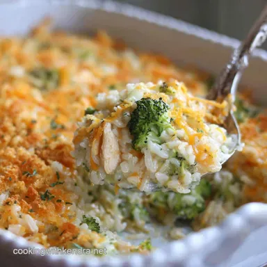 Chicken Broccoli and Rice Casserole: The Creamy, Cheesy, No-Canned-Soup Version Recipe Card