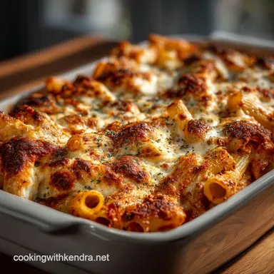 The Sunday Roast of Pasta Proper Easy Baked Ziti Recipe Recipe Card