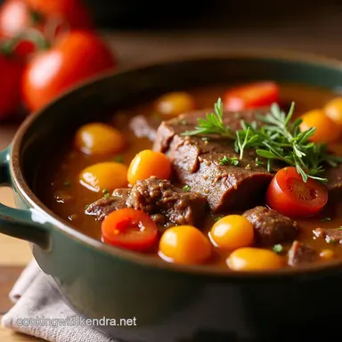 The Ultimate Old Fashioned Vegetable Beef Soup Proper Comfort Food Recipe Card