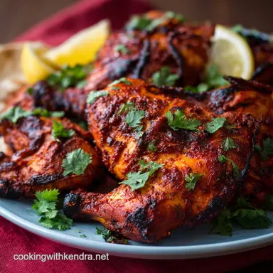Tandoori Chicken: Ultimate Smoky Flavor, Adapted for Oven or Grill Recipe Card