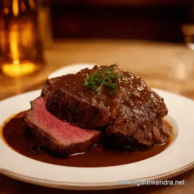 PubStyle eye of chuck steak with Guinness Gravy Recipe Card