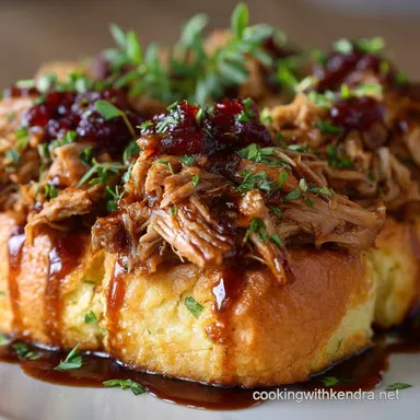 Super Bowl Food: Championship Pulled Pork Slider Wreath (Carolina Gold) Recipe Card