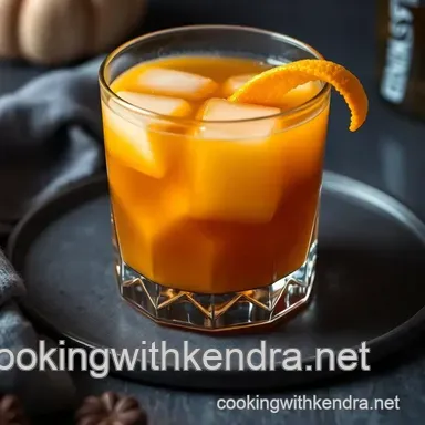 Cozy Pumpkin Old Fashioned: A Seasonal Twist on a Classic Cocktail Recipe Card