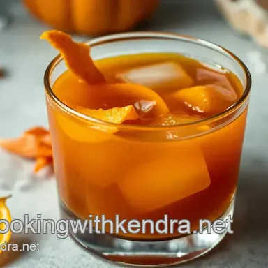 Cozy Pumpkin Old Fashioned: A Seasonal Twist on a Classic Cocktail