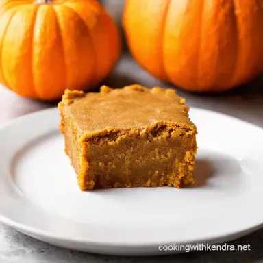 Easy Pumpkin Pie Bars Best Canned Pumpkin Desserts Recipe Card