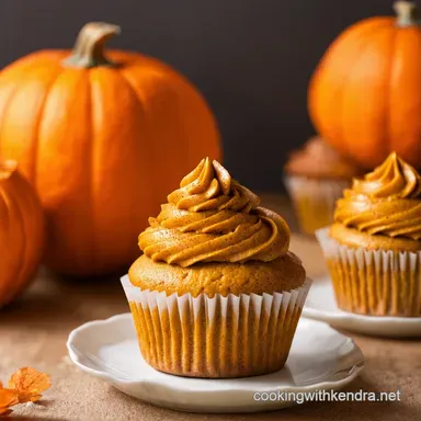 Pumpkin Cupcakes with Spiced Frosting My Autumn Bliss Recipe Recipe Card