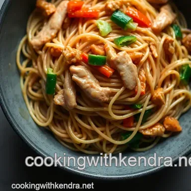 Quick and Tasty Chicken Lo Mein: A Family Favourite Done Right Recipe Card