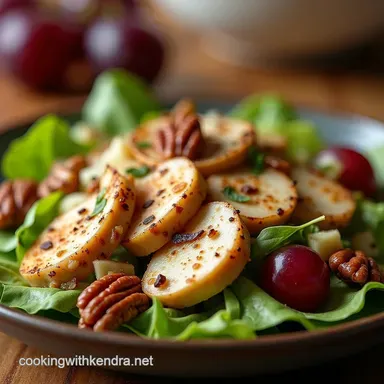 Best Quick Chicken Salad with Grapes Toasted Pecans Recipe Card