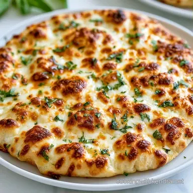 Quick Homemade Pizza Flatbread for 2 Recipe Card