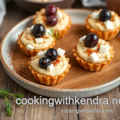 Easy Quick Hummus Bites with Feta & Olives: 10-Minute Delight! Recipe Card