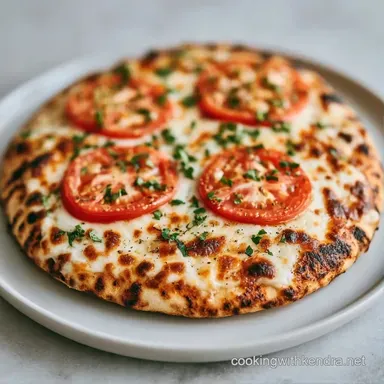 Quick Margherita Pizza Flatbread: Crispy Recipe Card