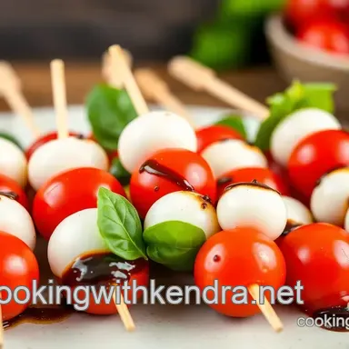 Quick Mini Caprese Skewers with Fresh Flavor