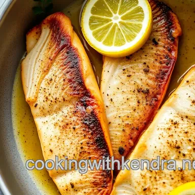 Quick Pan-Seared Zander with Zesty Lemon Recipe Card