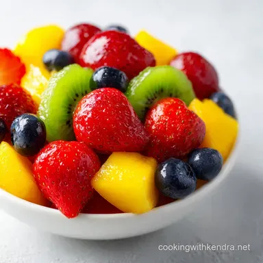 Fruit Salad with Honey Lime Dressing Recipe Card