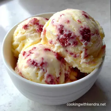 Sherbet: The Creamy Raspberry Lemon Delight Recipe Recipe Card