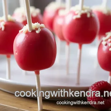 How to Make Charming Raspberry Lemonade Wedding Cake Pops Recipe Card