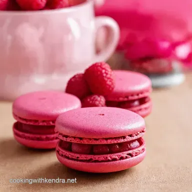Raspberry Rose Macarons My Valentines Day Baking Obsession Recipe Card