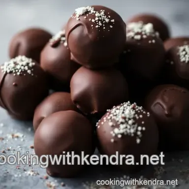 Decadent Red Stag Cherry Bourbon Chocolate Truffles Recipe Recipe Card