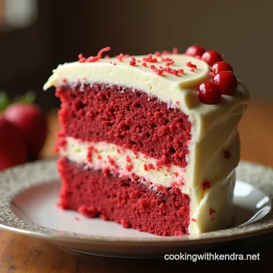 The Ultimate Red Velvet Cheesecake Cake Recipe Swirl Recipe Card