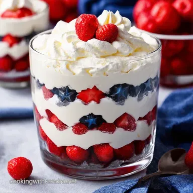 Red White Blue Trifle Easy Fourth of July Dessert