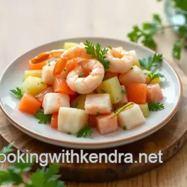 Discover My Refreshing Cooked Shrimp Melon Salad Recipe – A Summer Must-Try! Recipe Card
