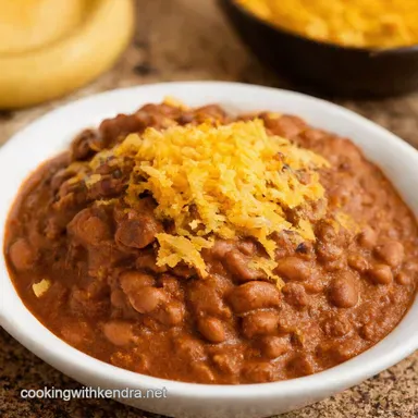 RestaurantQuality Refried Beans An Easy Mexican Recipe Recipe Card