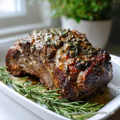 Prime Rib Roast Recipe with Reverse Sear Recipe Card