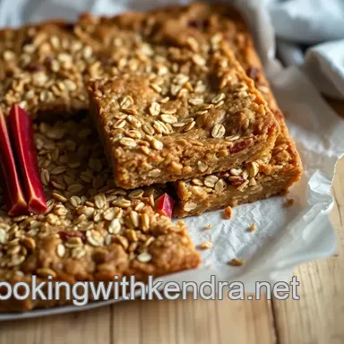 My Grandmother's Rhubarb Flapjack: The Ultimate Chewy Delight Recipe Card