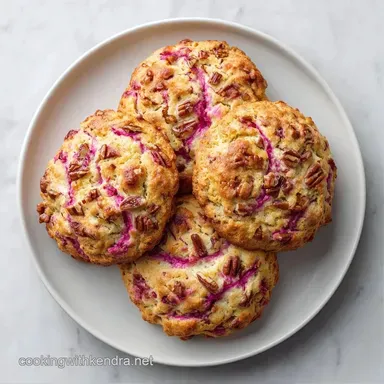 Rhubarb Pecan Scones in 35 Minutes Recipe Card