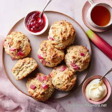28 Rhubarb Scones: Cream, Strawberry & Buttermilk