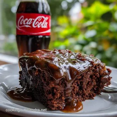 Classic Coca Cola Cake A Rich Moist Chocolate Treat Recipe Card